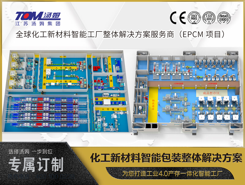 湯姆集團-化工新材料智能包裝整體解決方案